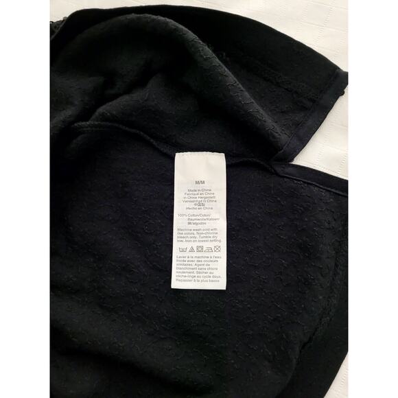 NWT J.Crew Sequined Three-Quarter Sleeve Boat Neck Top AE984 Black Medium Women - Picture 5 of 9